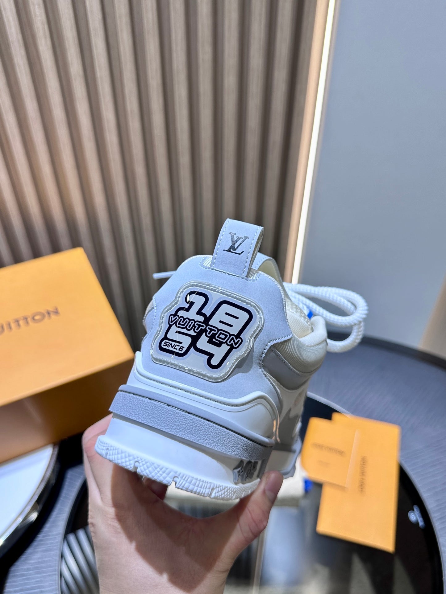 L*V SKATE "WHITE GERY"