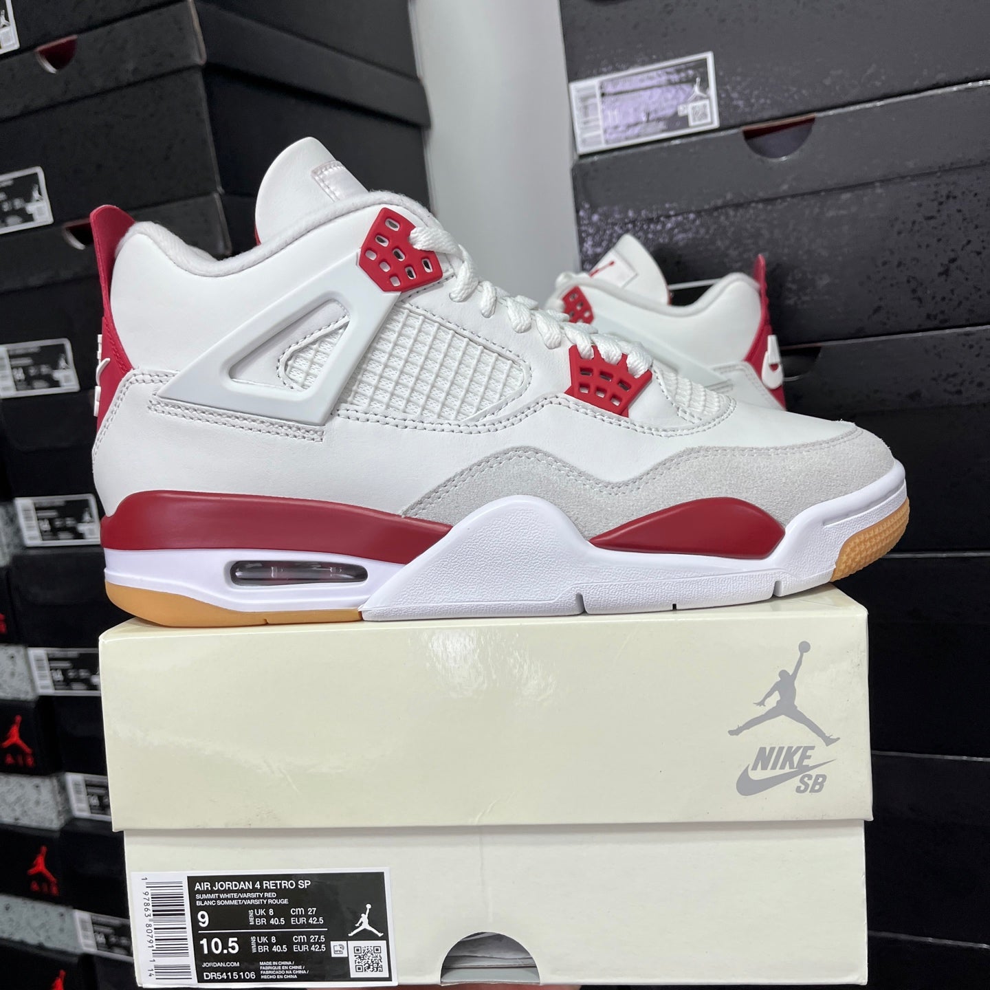 JRDN 4 "Varsity Red"