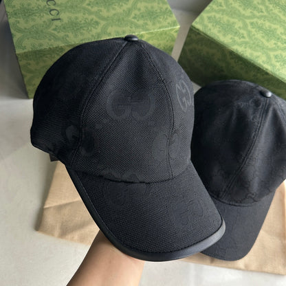 GU*CI CAP "JUMBO GG BLACK"