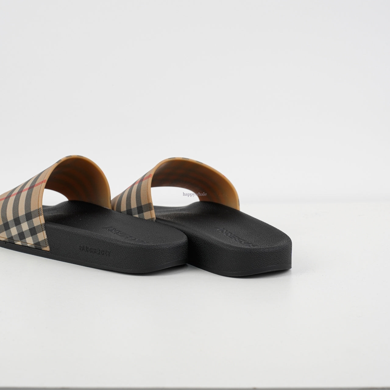 BURB*RRY SLIDES "Archive Beige"